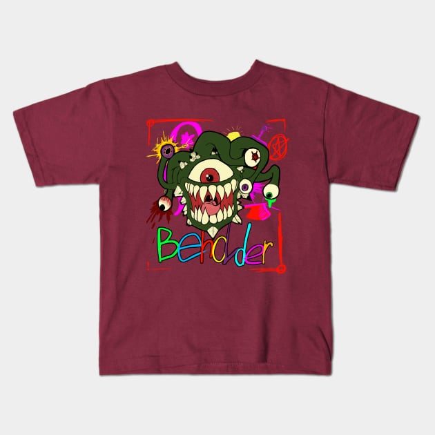 Beholder Graffiti Kids T-Shirt by PreZer0